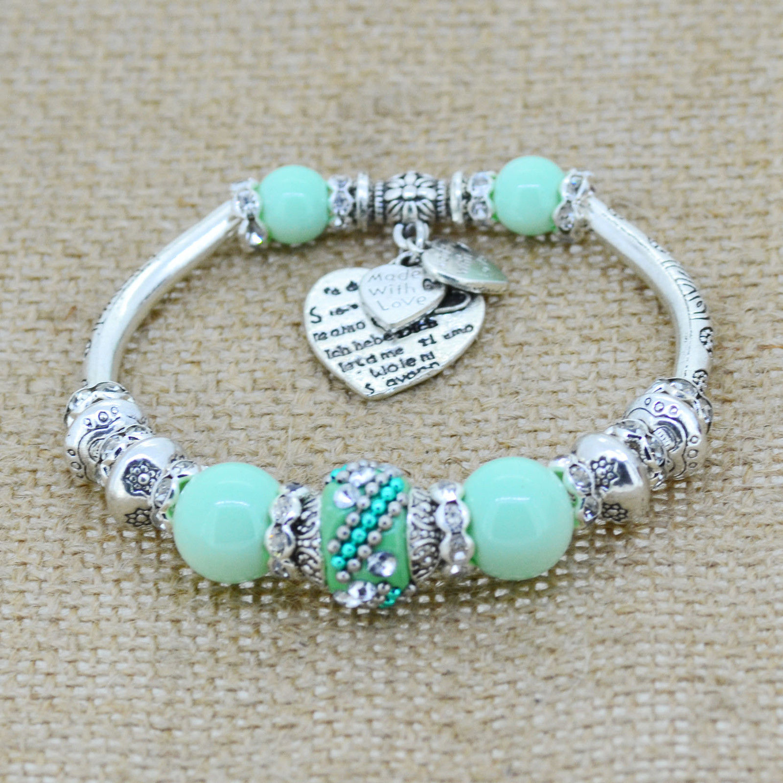 Chip Collection - Silver Turquoise Bracelet | Kinsley Armelle® Official